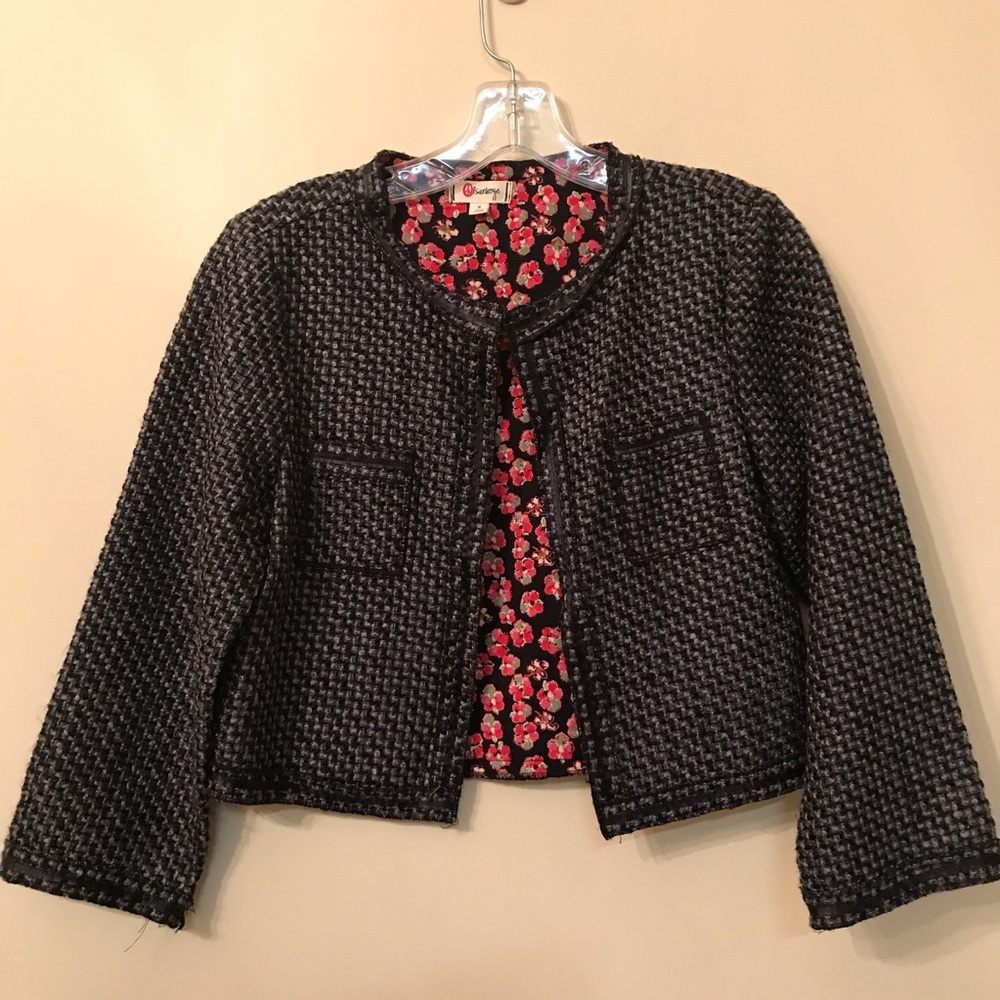 Olsenboye Tweed Crop Jacket